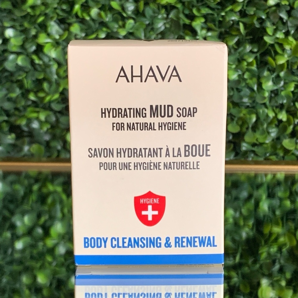 Ahava Hydrating MUD Soap | NEW | Body Cleansing & Renewal | Dead Sea Mud